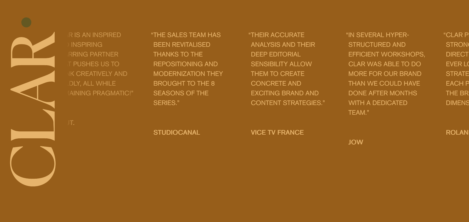 CLAR Development detail 1